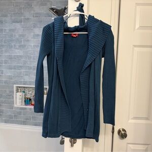 Elle Teal Knit Cardigan